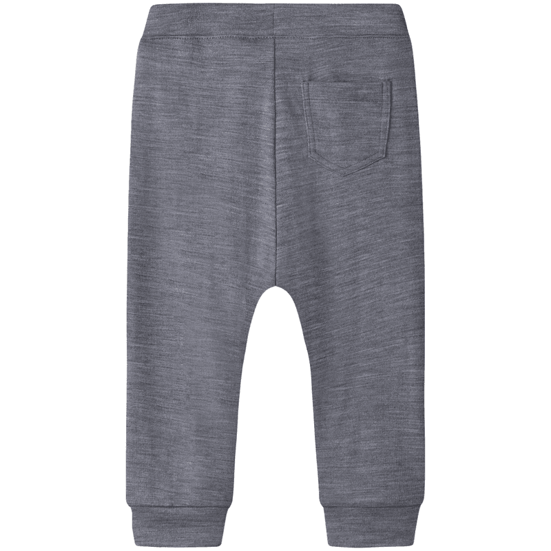 Name It Nmmwesso bukse i ull til småbarn, Folkstone Gray