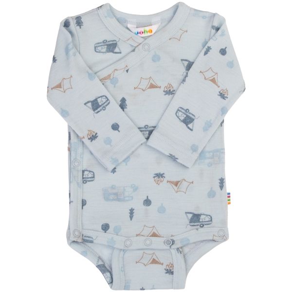 Hovedbilde Joha Camping omslagsbody i merinoull, Light blue