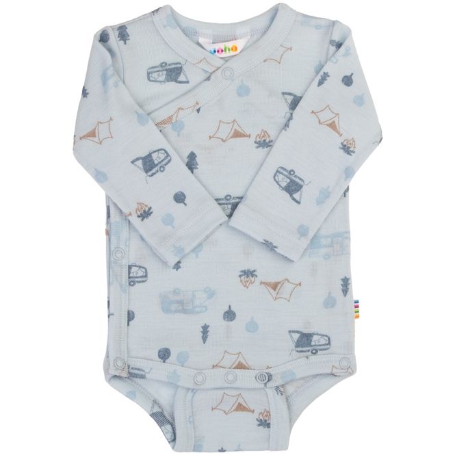 Hovedbilde Joha Camping omslagsbody i merinoull, Light blue