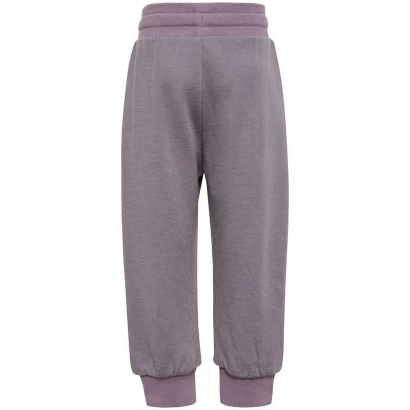 Hummel Hmlmini Bee bukse i ull/bomull, Gray Ridge