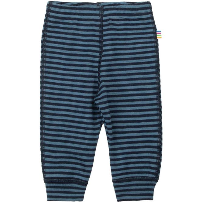 Hovedbilde Joha Mini Stripe leggings i ull til baby, Blue