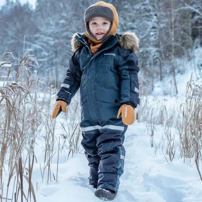 Hovedbilde Didriksons Bjärven Kids 5 vinterdress, Navy