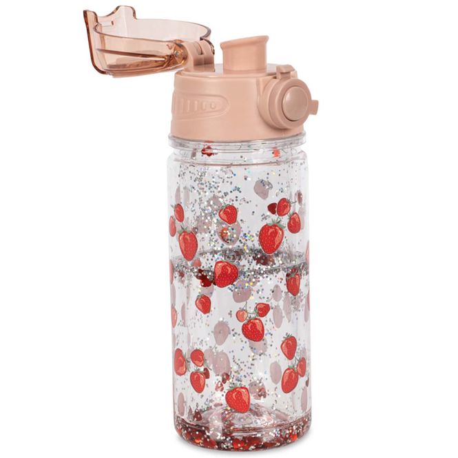 Hovedbilde Konges Sløjd Glitter drikkeflaske, Fragola