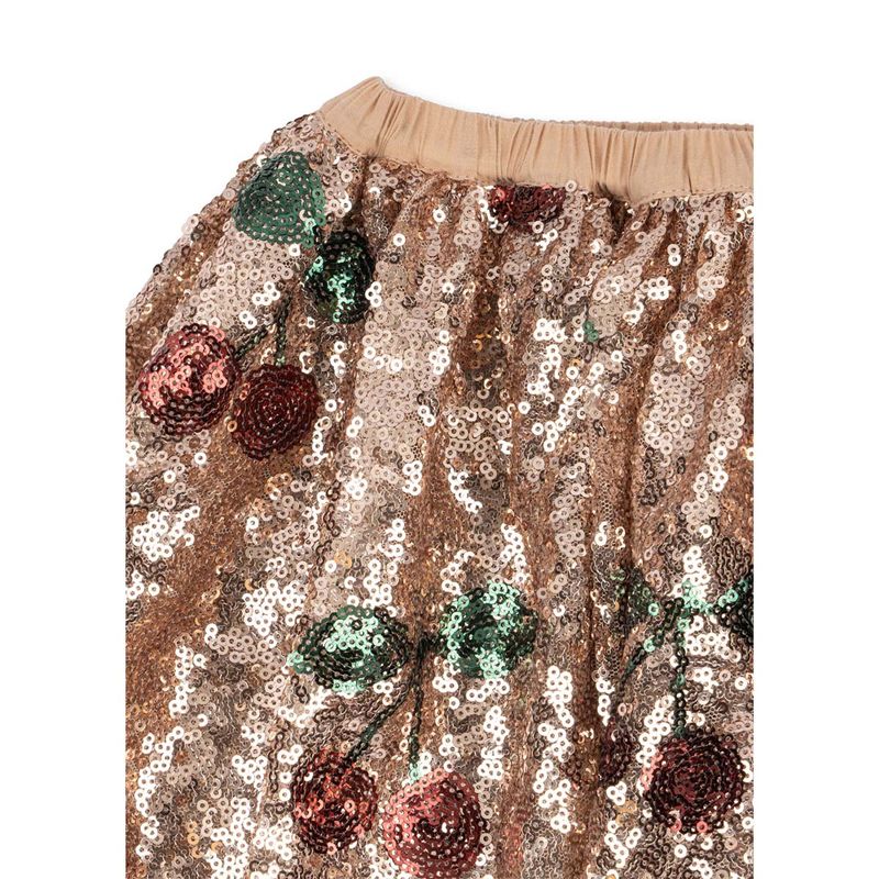 Konges Sløjd Starla Sequin skjørt til barn, Ma Grande Cerise