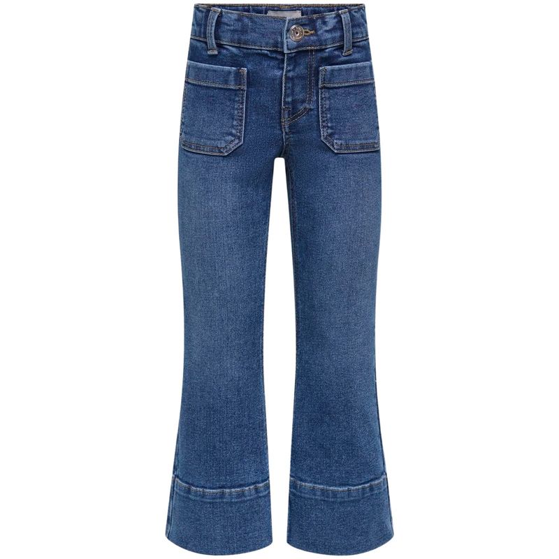 Kids Only Kmgcypress flared jeans småbarn, Medium Blue