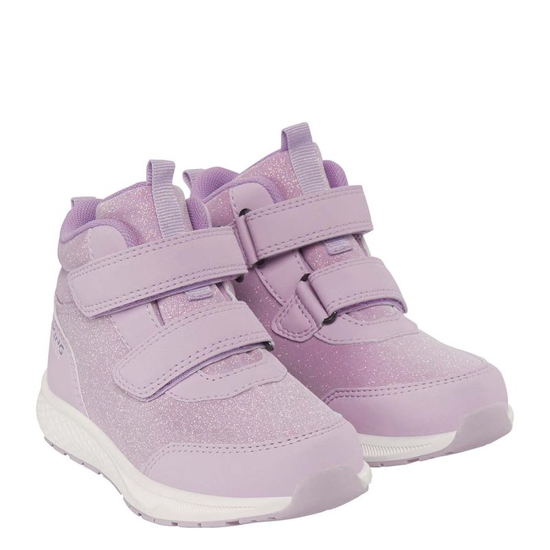 Viking Bouncy Glitter Mid WP 2V overgangssko, Lilac