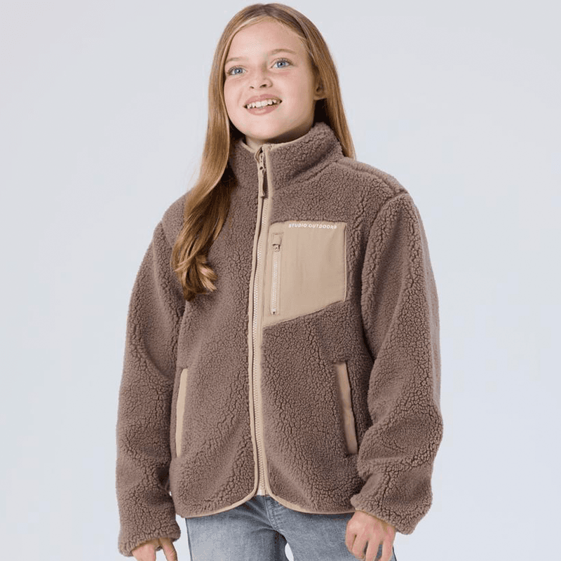Name It Nknmattia sherpajakke til barn, Mountain Trail