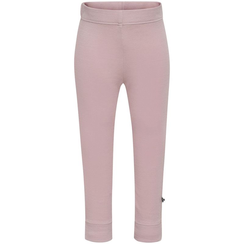 Hummel Hmlmini leggings i ull/viskose til baby, Cloud Gray