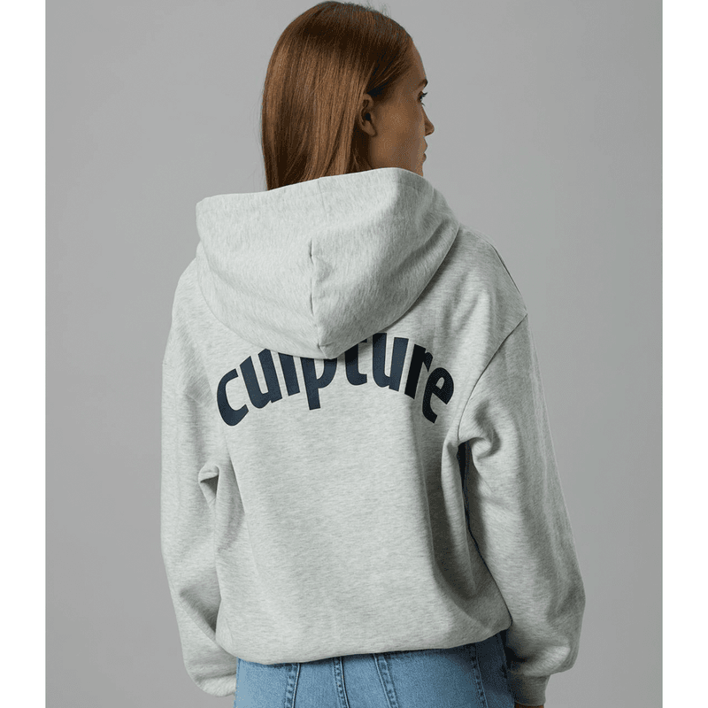 LMTD Nlnbature hettegenser til barn, Light Grey Melange