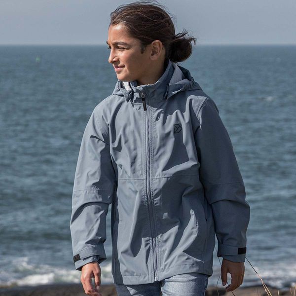 Hovedbilde Didriksons Piko 9 skalljakke til barn, Blue Fog