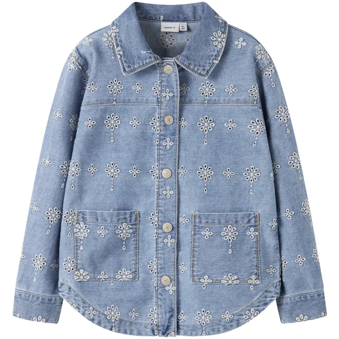 Hovedbilde Name It Nkfharper denimjakke til barn, Light Blue ...
