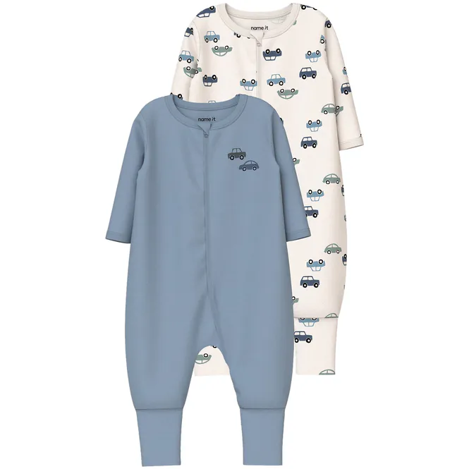 Hovedbilde Name It Nbmnightsuit 2-pack heldress/pyjamas, Jet ...