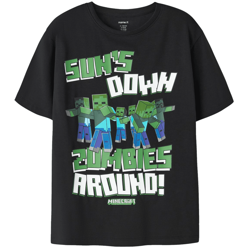 Name It Nkmsiloh Minecraft t-skjorte, Black