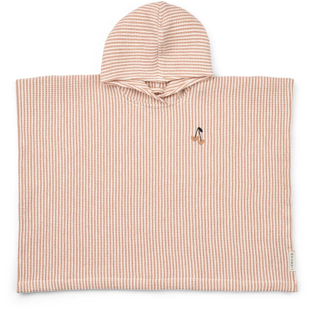 Liewood Paco badeponcho til barn, Tuscany rose/Creme