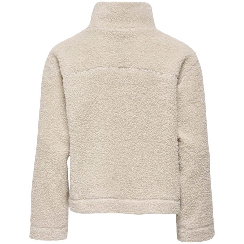 Kids Only Kogmegan teddyjakke til barn, Pumice Stone
