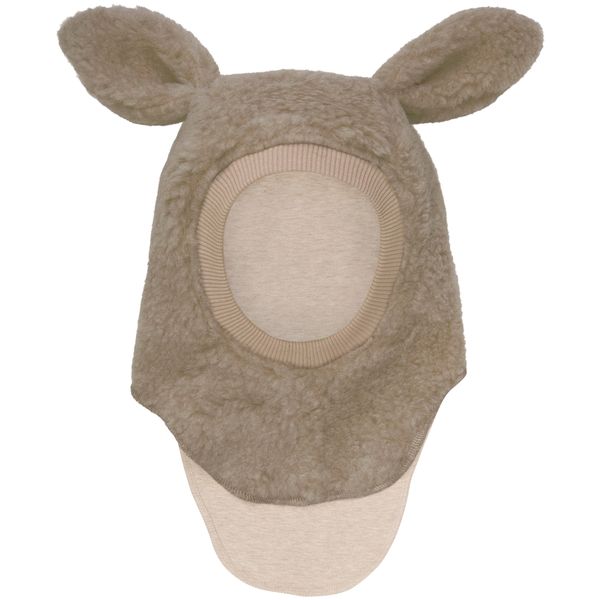 Hovedbilde HUTTEliHUT Teddyull Balaclava Kanin, Camel ...