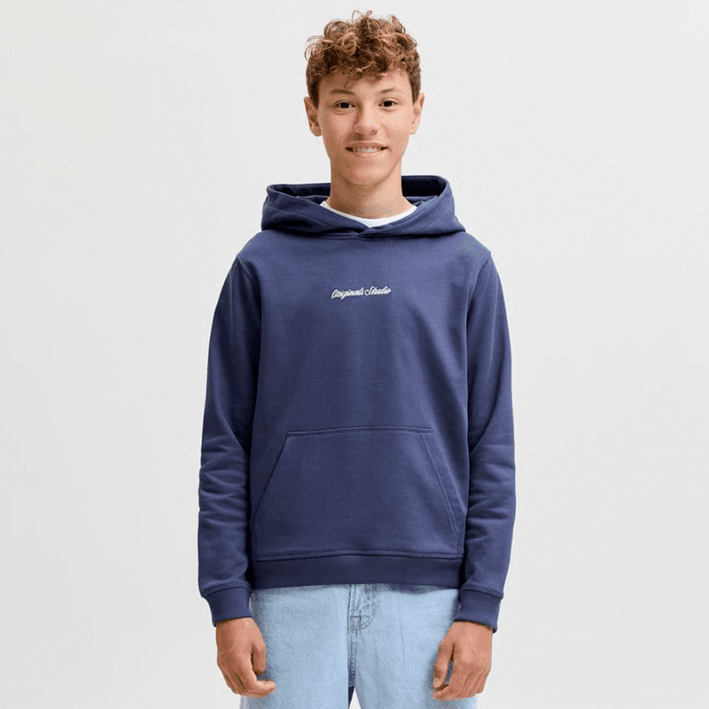 Jack and Jones Junior Jornorrebro hettegenser, Crown Blue