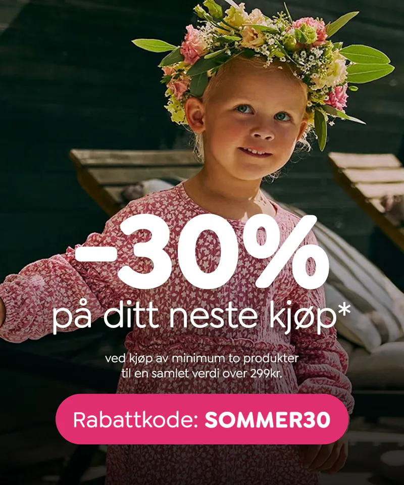 30% på ditt neste kjøp - Tilbud til baby og barn