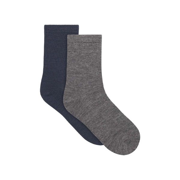 Hovedbilde Name It Nkmwak 2-pack sokker i ull/bomull barn, ...
