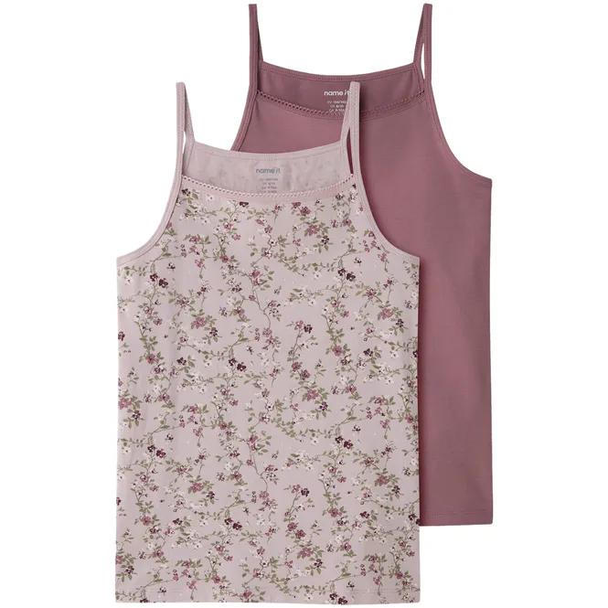 Hovedbilde Name It Nkfstrap Top 2-pack singlet til barn, ...