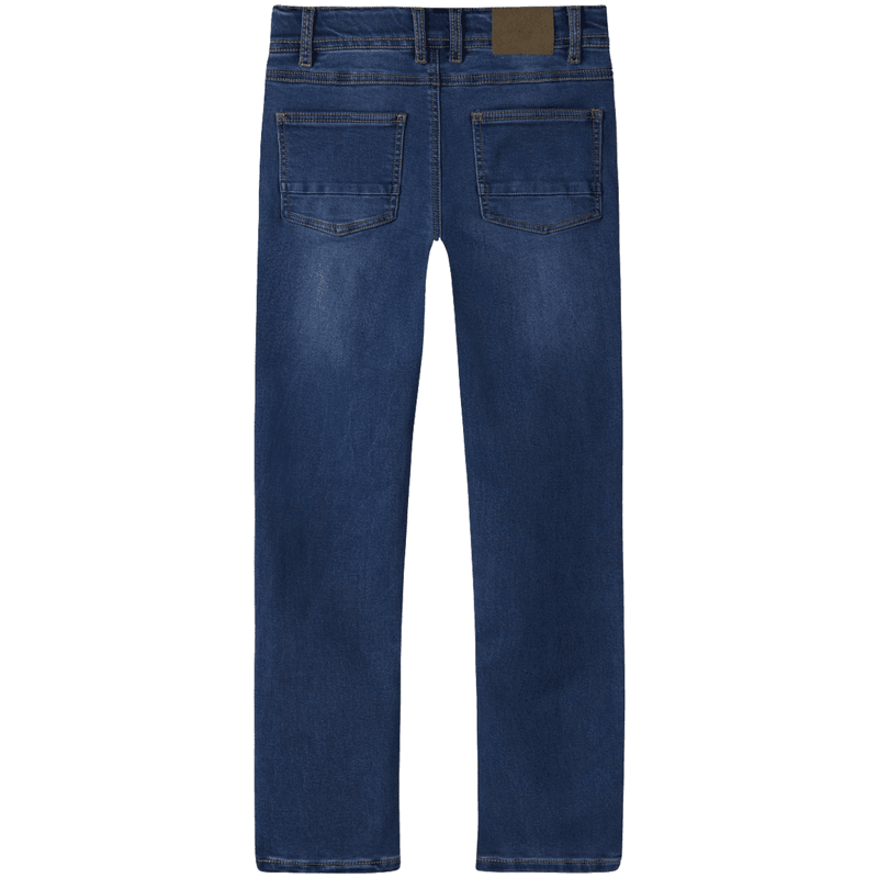 Name It Nkmryan regular jeans m/fleece, Dark Blue Denim