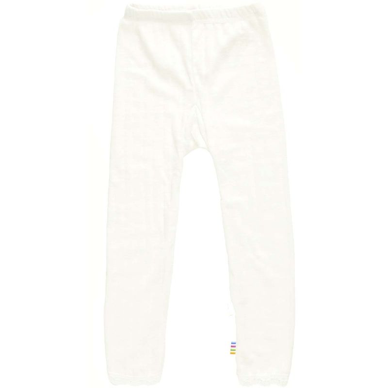 Joha leggings i ull/silke til baby og barn, Off white