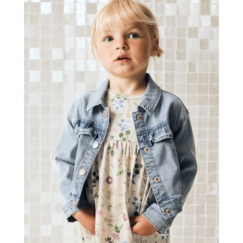 Name It Nmfjulia denimjakke til småbarn, Light Blue Denim