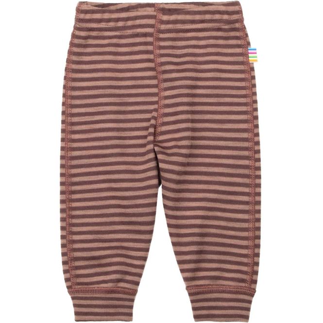 Hovedbilde Joha Mini Stripe leggings i ull til baby, Rose