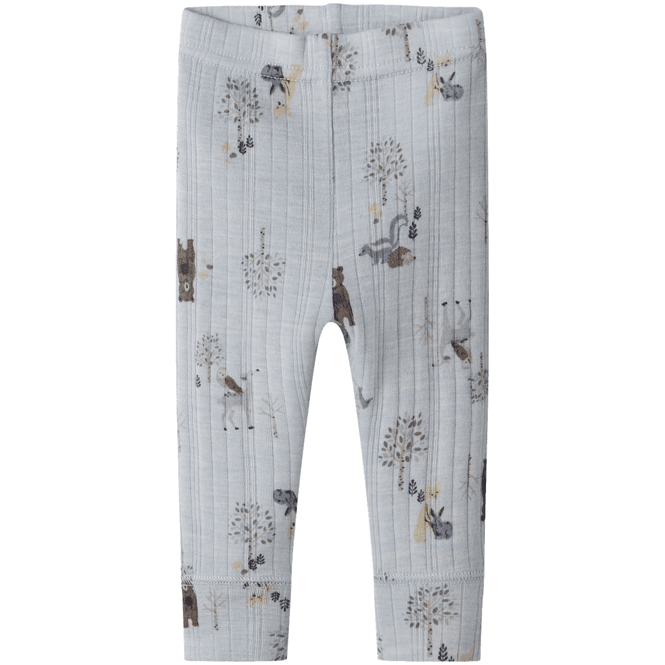 Hovedbilde Name It Nbmwang leggings i ull til baby, Arctic ...