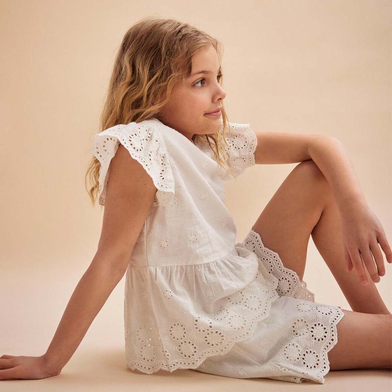 Creamie Embroidery topp til barn, Cloud