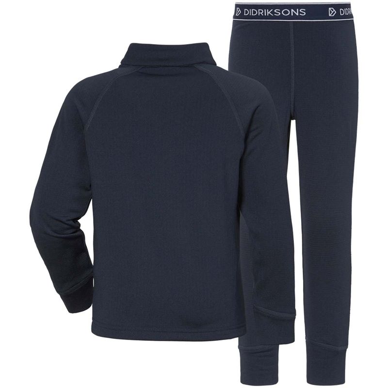 Didriksons Jadis fleece-sett til barn, navy