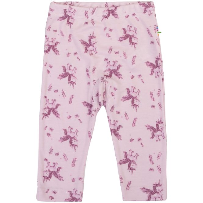 Hovedbilde Joha Unicorn & Dino leggings i bambus, Pink