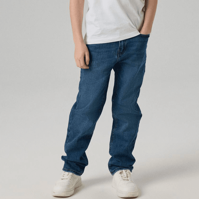 Hovedbilde Name It Nkmryan straight jeans til barn, Dark ...