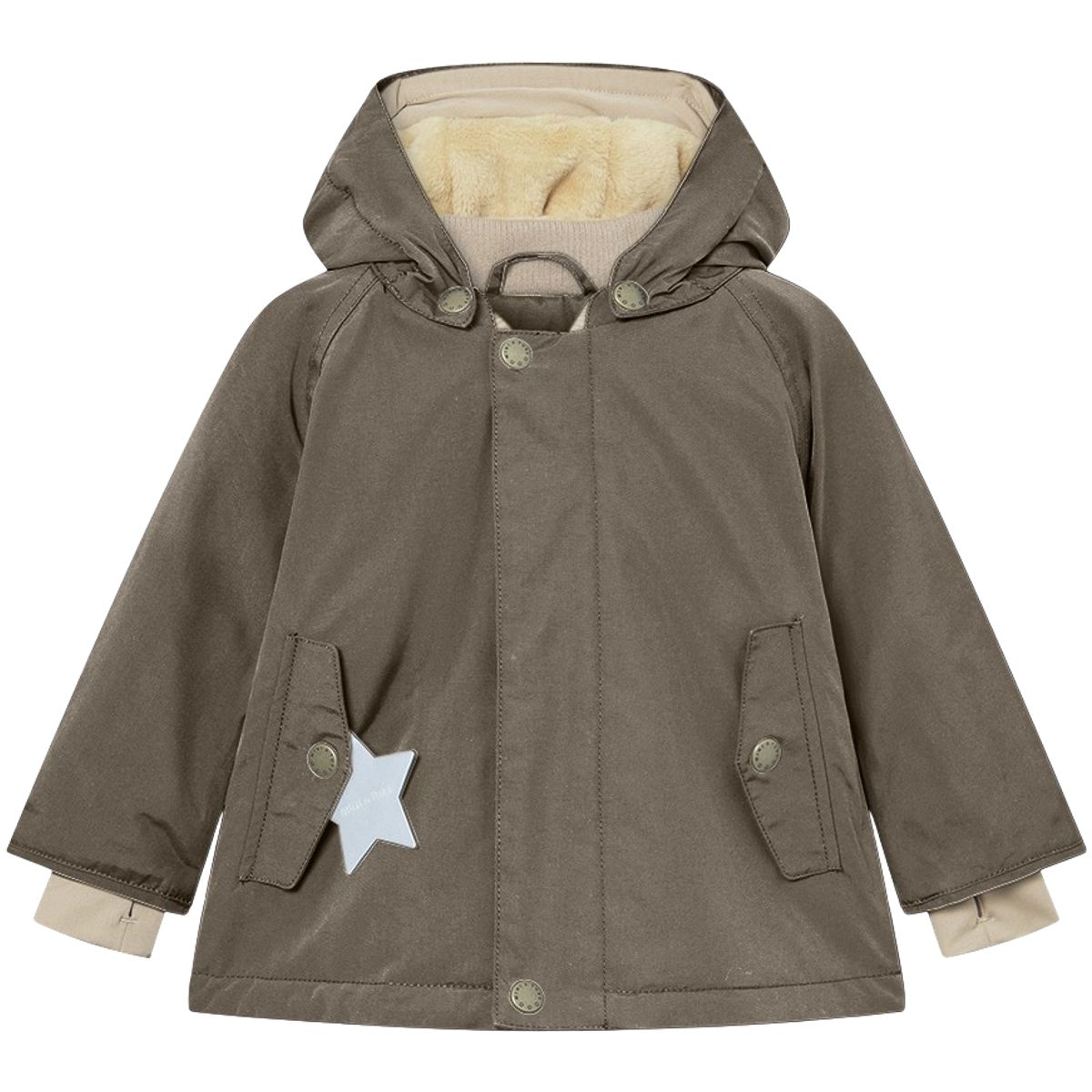 Mini A Ture Wally vinterjakke til småbarn, Tarmac Green