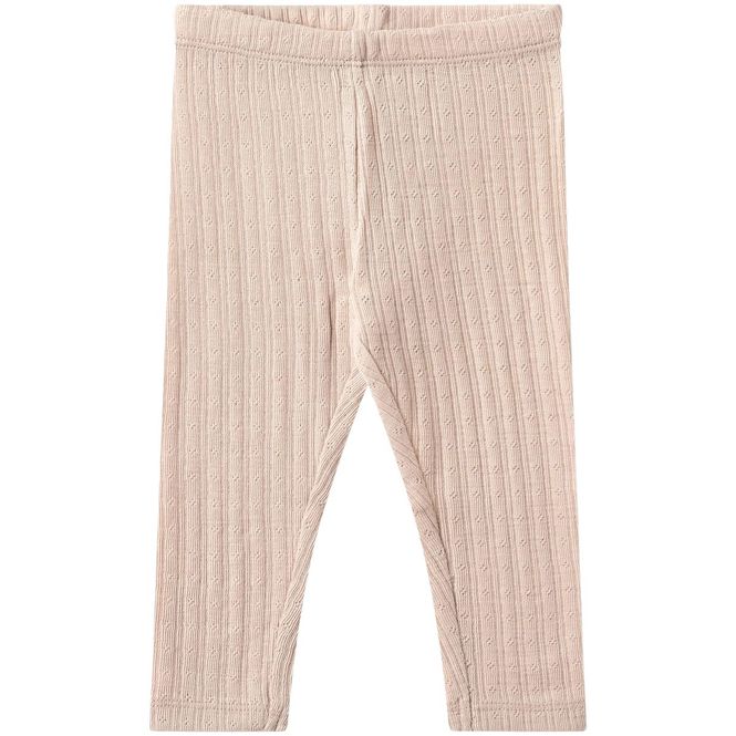 Hovedbilde Wheat Agi leggings i ull/silke til baby, Pale ...