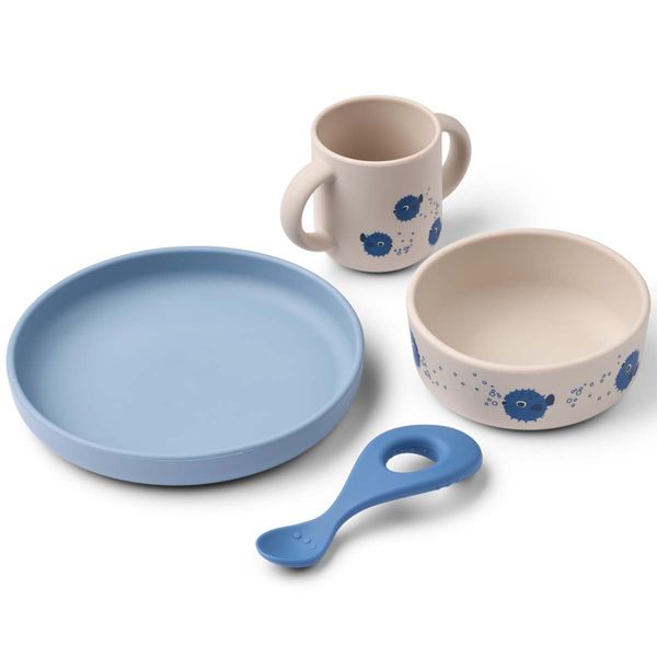 Hovedbilde Liewood Vivi spisesett i silikon, ...