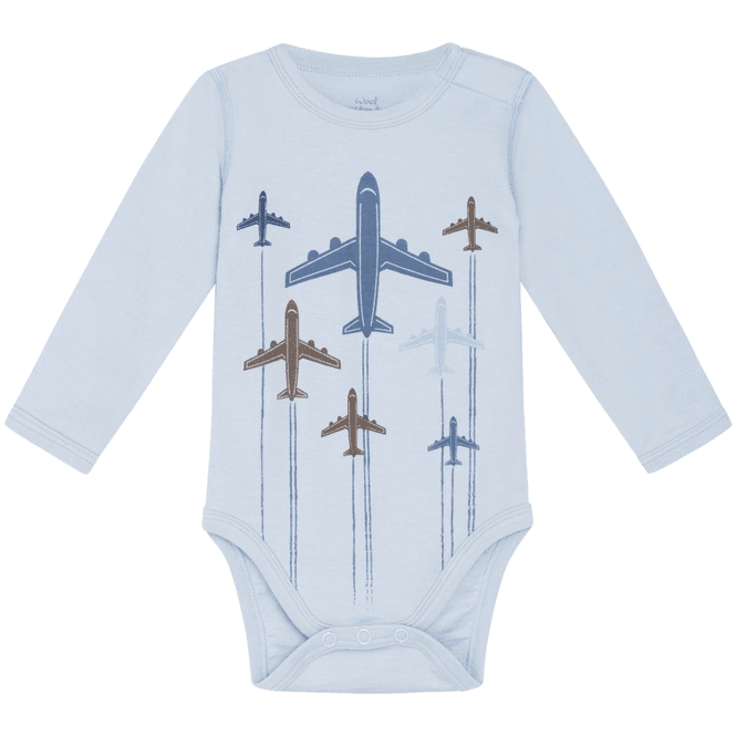 Hovedbilde Hust & Claire Baloo body ull/bambus fly, Cloud ...