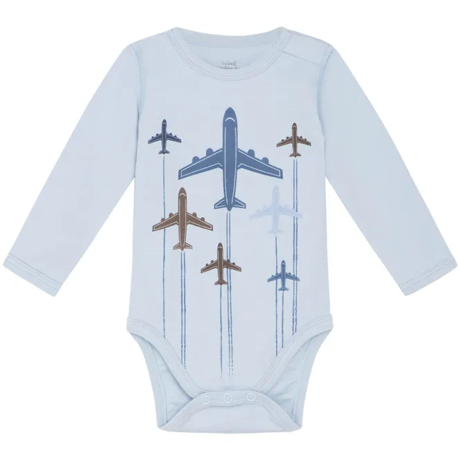 Hovedbilde Hust & Claire Baloo body ull/bambus fly, Cloud ...