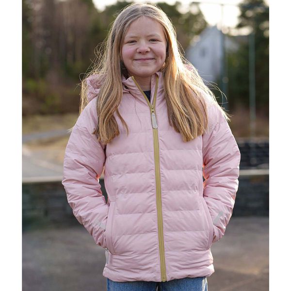 Hovedbilde Kattnakken Dis Jr regnboblejakke til barn, Lotus