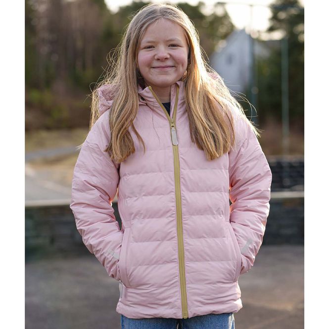 Hovedbilde Kattnakken Dis Jr regnboblejakke til barn, Lotus