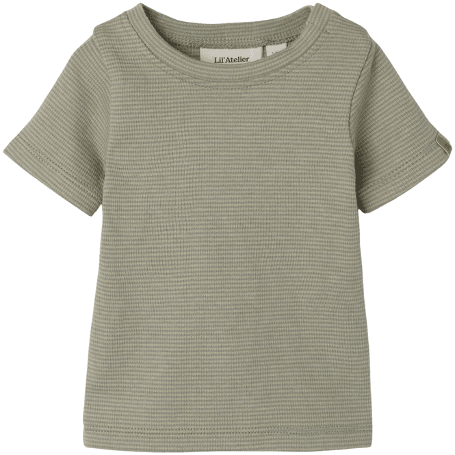 Hovedbilde Lil' Atelier Nbmfeng t-skjorte til baby, Moss ...