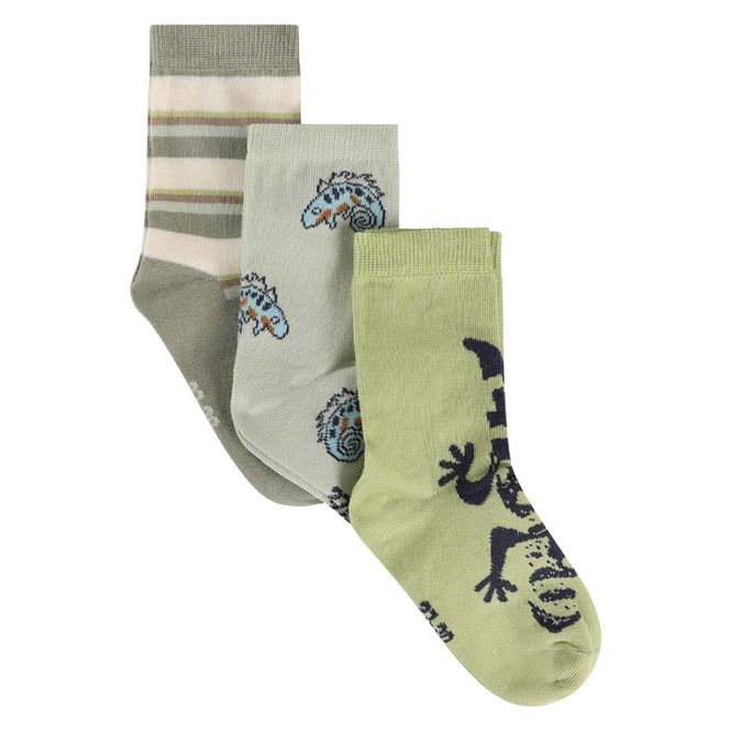 Hovedbilde Minymo 3-pack sokker til baby og barn, White Jade