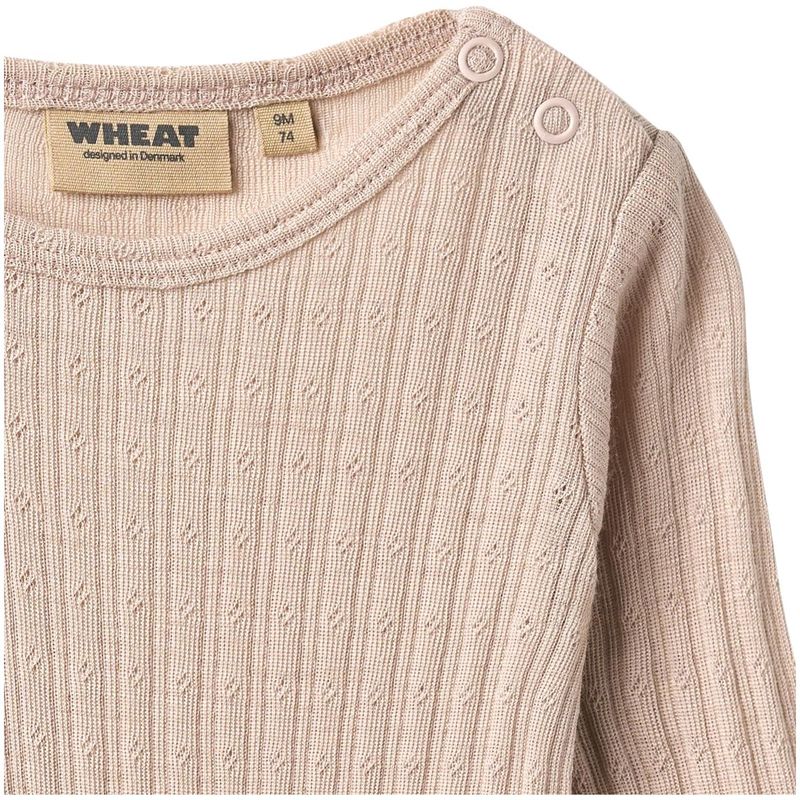 Wheat Liea body i ull/silke, Pale Lilac