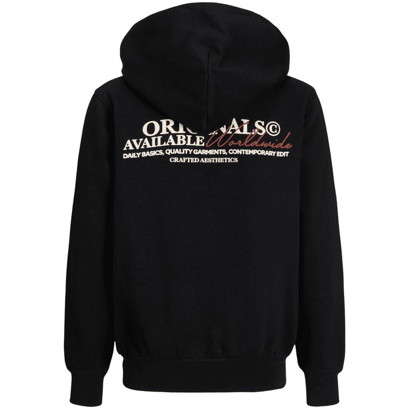 Jack and Jones Junior Jorislington hettegenser, Black