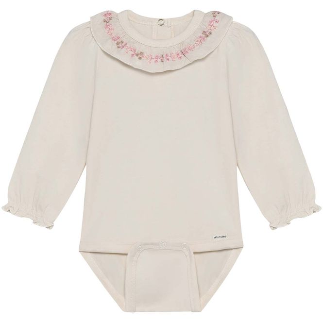 Hovedbilde Minymo body med krage, White Swan