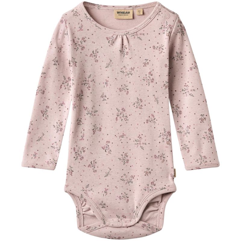 Wheat Roselinde body, Lilac Flowers