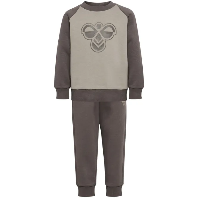 Hovedbilde Hummel Mini Reg Bumble joggedress-sett, Dark Gull ...