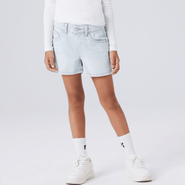 Hovedbilde Name It Nkfrose denim shorts til barn, Light Blue ...