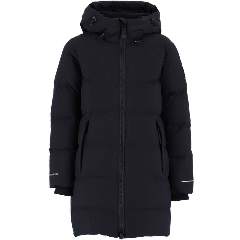 Twentyfour JR Mode Maya dunparkas til barn, Sort