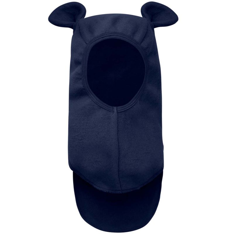 Huttelihut balaclava bjørn bomullsfleece, Navy Blazer
